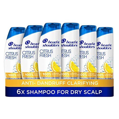 Head & Shoulders Citrus Fresh Shampoo for Greasy Hair, Pack of 6 - Picture 1 of 1