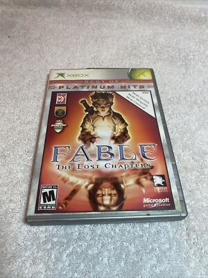 Fable The Lost Chapters Xbox Platinum Hits Game game w/ case