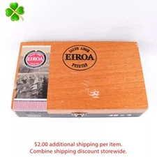 Eiroa CBT 48 x 4 Wood Cigar Box 8.25" x 5" x 2"