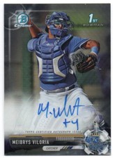 2017 Bowman Chrome Prospect Autographs Rookie RC On Card Auto Pick Any