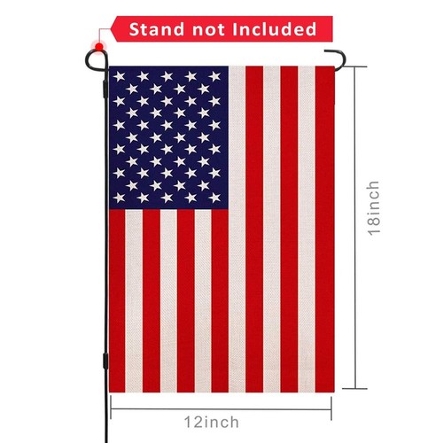 shenyue American Flag Double Sided American Garden Flag Thick Weatherproof Bu... - Picture 2 of 7