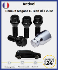 Ecrous antivol de roues noir Renault Megane E-Tech 2022-2026