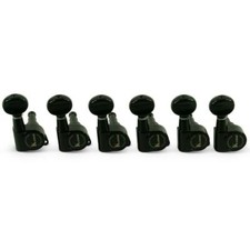 Kluson 6 In Line Contemporary Diecast Series Tuning Machines Black