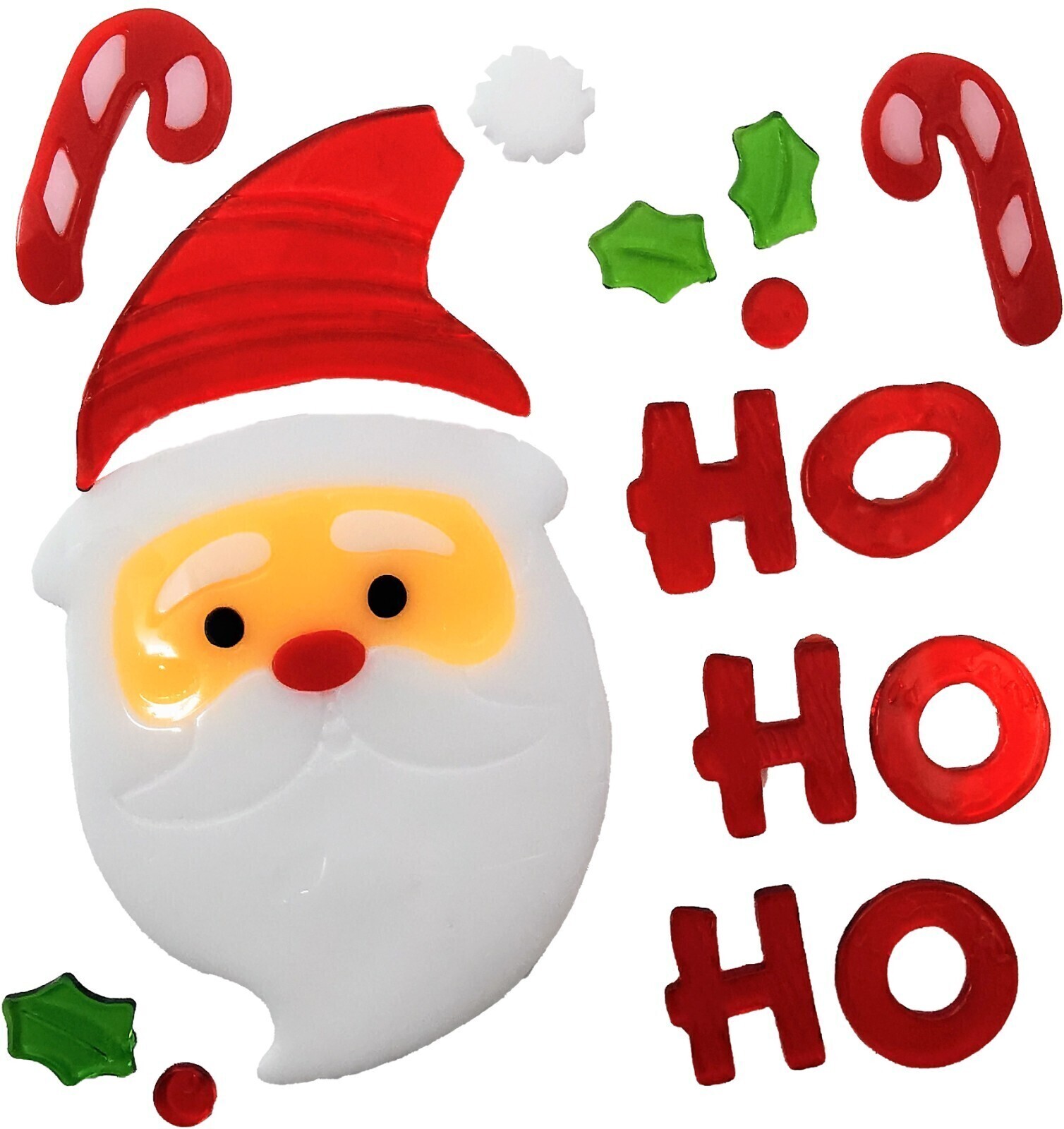 Christmas Window Stickers Christmas Gel Clings Many Designs