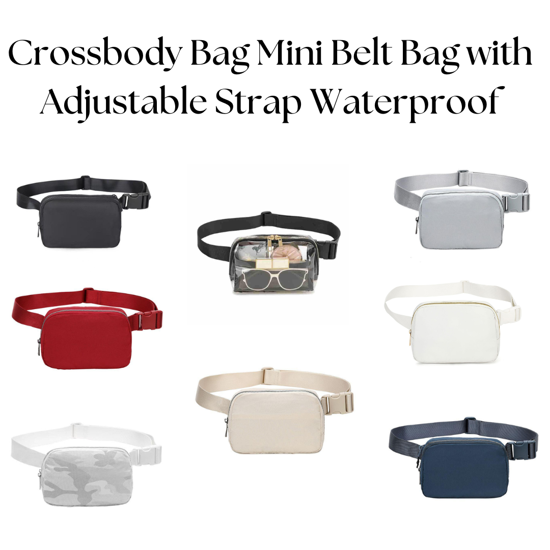 Mini Crossbody Belt Bag Adjustable Waterproof Strap-image