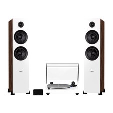 Fluance Rt85 Vinyl Turntable, Pa10 Preamp, Ai81 Powered Floorstanding Speakers