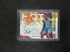 JT Thor 2021-22 NBA Hoops Hot Signatures Rookies Green SSP Auto Card #HSR-JT