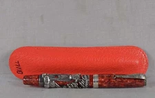 2002 MONTEGRAPPA Chinese Zodiac OX fountain pen sterling silver 18k gold nib