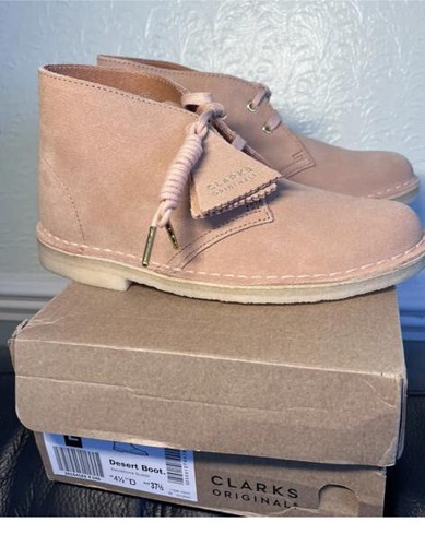 Clarks Originals Desert Boots Suede Sandstone Ankle Boots UK 4.5 D EU 37.5 - Picture 7 of 14