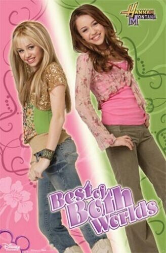 DISNEY HANNAH MONTANA BEST OF BOTH WORLDS POSTER 22x34 NEW Trends