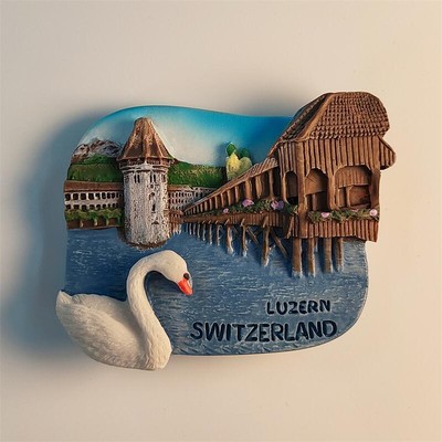 Luzern Switzerland Fridge Magnet Refrigerator Sticker Home Decor Resin Souvenir