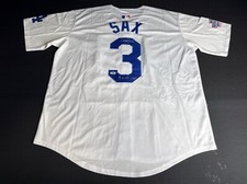 Steve Sax Signed Los Angeles Dodgers Custom Jersey '5x All Star' PSA AP30885