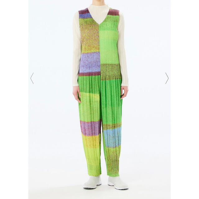 PLEATS PLEASE ISSEY MIYAKE Jumpsuit green MIXIBG 62 colors Size3 