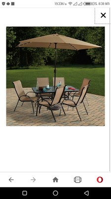 Destination Summer Never Rust Aluminum 11 5 Feet Rectangular Solar Umbrella Ebay