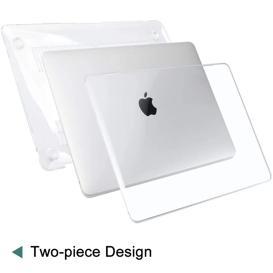 Nuevo Teclado Estuche Rígido Transparente Macbook Air 13" A2337 A2179 + Cubierta de Pantalla Foto 3 de 4