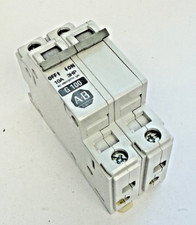 ALLEN-BRADLEY - 1492-CB2-G100 SER. C - MOTOR CONT. - 2P, 10 A, 277 V, 3 HP, 1 PH