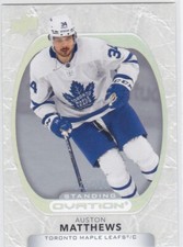 2021/22 UD OVATION..AUSTON MATTHEWS..STANDING OVATION../500..# 72..MAPLE LEAFS