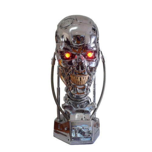Statua Busto Terminator T800 1:1 Testa T2 Scultura Resina Modello Statua Collezione - Foto 2 di 12