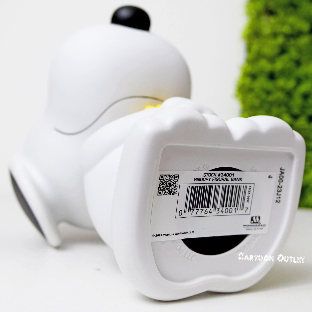 Peanuts Snoopy And Woodstock Piggy Bank Bust Coin Bank 9