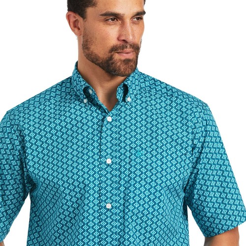 Mens Ariat Short Sleeve Izan Classic 