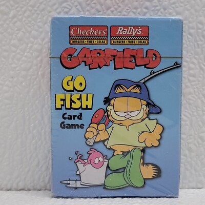 Checkers Drive-In Restaurant Garfield Go Fish Card Game - New!