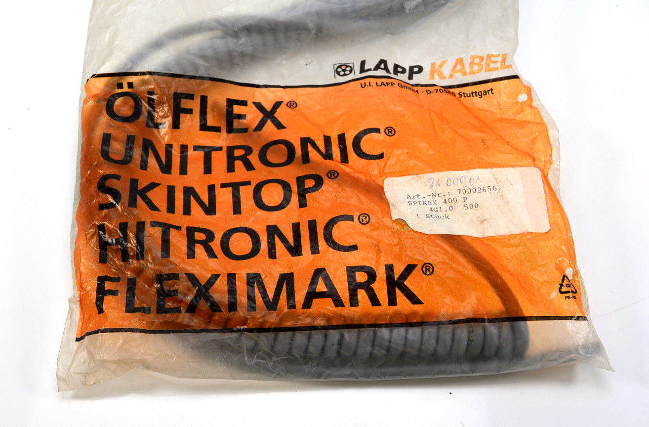 Lapp Kabel Ölflex Spirex 400 p 4G1,0 500 70002656 eBay
