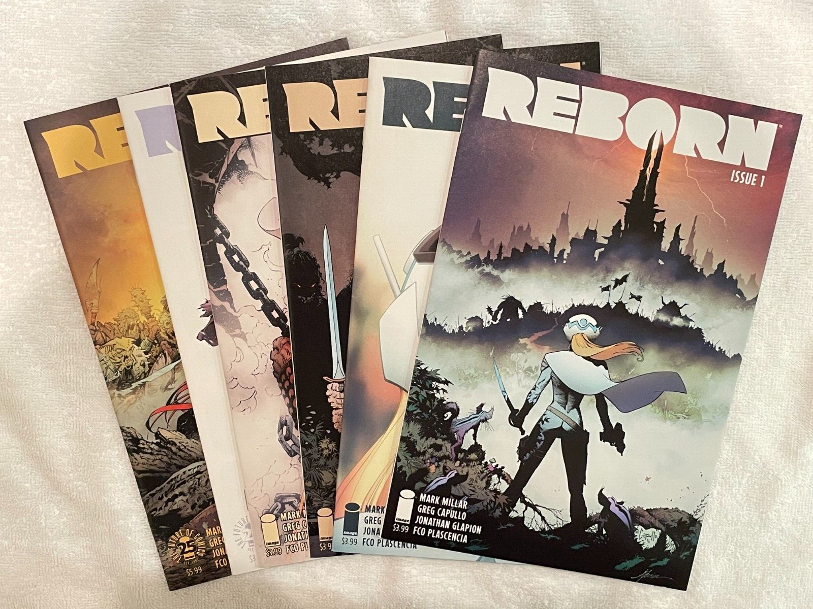 Image Comics REBORN COMPLETE SET # 1-6 Mark Millar Greg Capullo VF/NM 2016