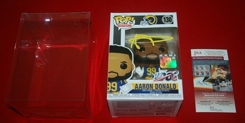LOS ANGELES RAMS Signed Funko Pop JSA 