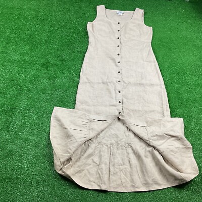 lined white dress pants Martin Herringbone Linen Trousers with Elastic Waist main image 0