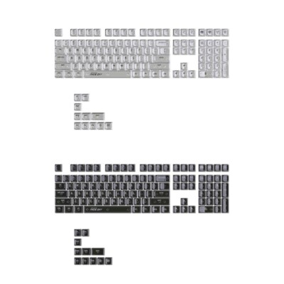 Crystal Keycaps 132Keys MDA Profile Backlit Keycap for Mechanical Keyboards