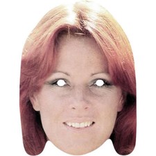 Anni-Frid Lyngstad Celebrity Card Face Mask - Ready To Wear - Fancy Dress