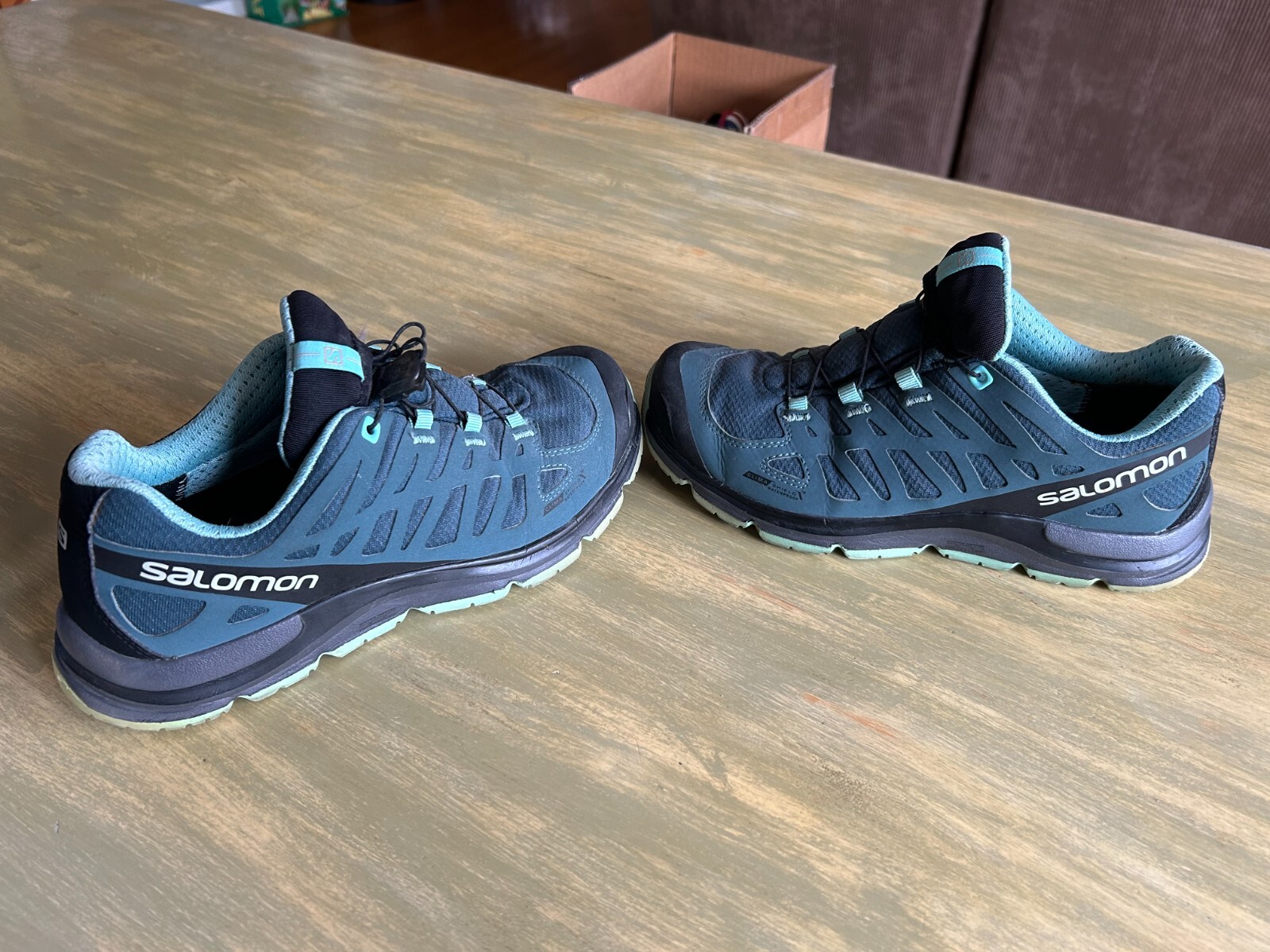 Salomon Synapse scarpa da trail running donna verde acqua grigio taglia US 6 5