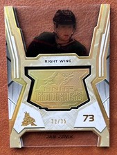 Jan Jenik 2021-22 Upper Deck SPX Hockey Gold Finite Rookies 32/35 *Edge Wear*