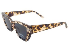 Women's Sean John Light Tortoise Sunglasses w/ Dark Grey Lenses 1990's Style New