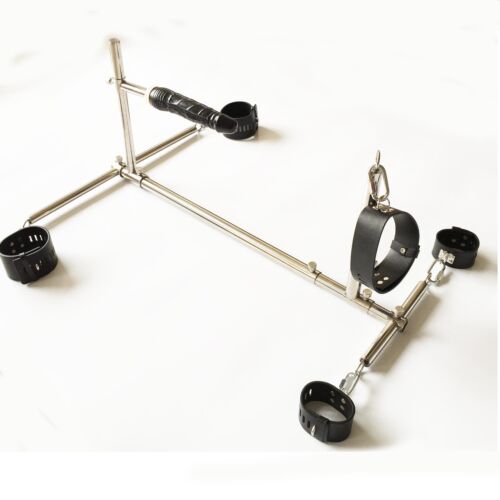 Metall Bar Leg Spreizstange Bondage Handgelenk Handfesseln Fußfesseln BDSM Cuffs - Bild 37 von 41