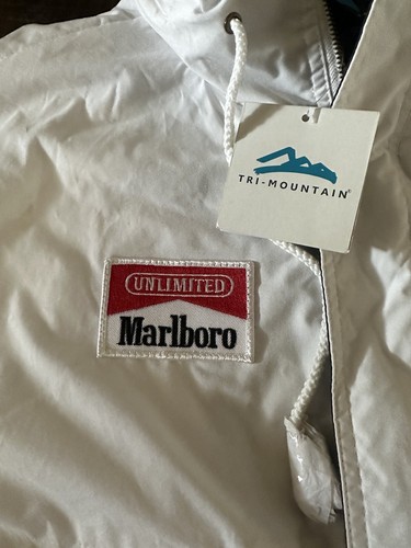 Tri Mountain jacket White Full Zip Up 2 Pocket Sz XL - Picture 3 of 15