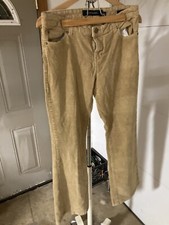 Calvin Klein Jeans Womens Corduroy Dress Pants Size 8 TAN