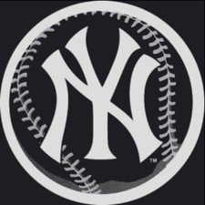 New York Yankees 5 MLB Team Logo 1 Color Vinyl Decal Sticker Car Window Wall