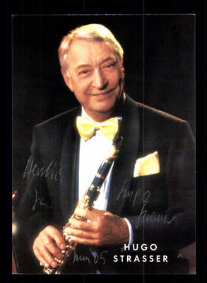 Hugo Strasser Autogrammkarte Original Signiert ## BC 59612