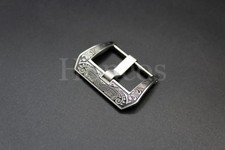 18-26MM Engraved Screw in Buckle Watch Band Strap Brushed Clasp Fits for Panerai