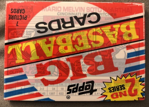 1988 Topps Big Baseball 2nd Series Pack Mario Soto Reds Showing Top Front - Picture 1 of 2
