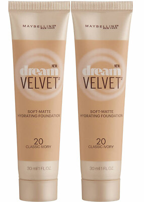 PACK OF 2 - Maybelline Dream Velvet Foundation Makeup