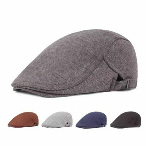 Men's Cotton Flat Caps