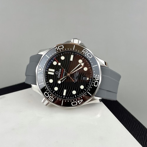 20mm Rubber Curved End Fit Watch Strap Band Made For Omega Seamaster 300M - Picture 45 of 73