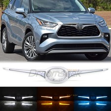 LED Kühlergrilllicht DRL für Toyota Highlander 20-24 Tagfahrlicht mit Blinker