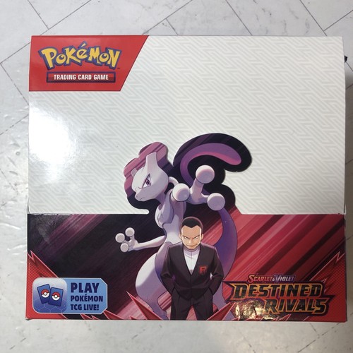 Pokemon Scarlet & Violet Destined Rivals Booster Box (No shrink wrap) 36 Packs