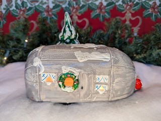 Rare 1979 1980 Department Dept. 56 Mobile Home Airstream Original Snow Village