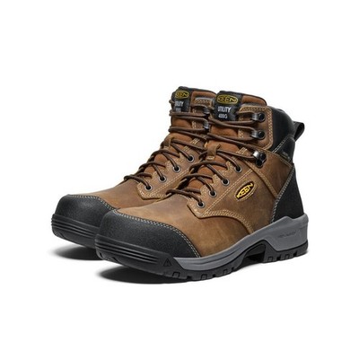 KEEN Men's Evanston 6 Insulated Waterproof Boot Carbon Toe NEW