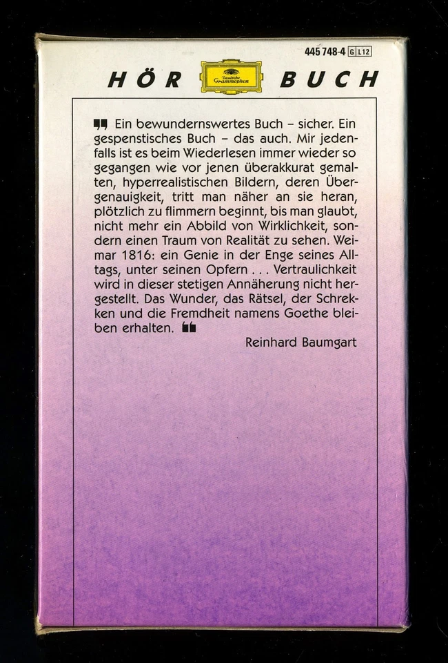 Thomas MANN★LOTTE IN WEIMAR★12-MC-Box★Gert WESTPHAL liest UNGEKÜRZT★Hörbuch★RAR★ - Bild 4 von 4