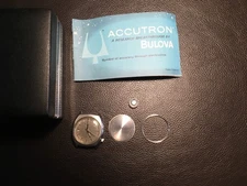 bulova accutron watch Box And Papers Not Working Battery? Sold As Is